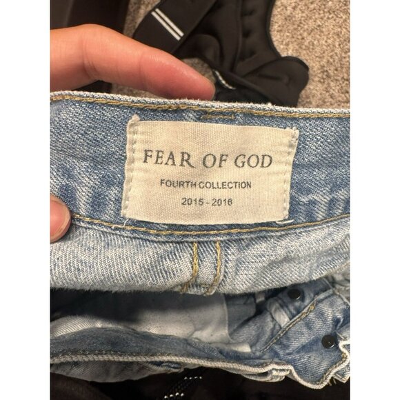 FOG Fear of God Fourth Collection Zip Ankle Jean Size 29 EUC - Picture 4 of 8
